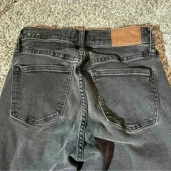 MADEWELL Women's Black 9" High-Rise Skinny Jeans SIZE 26 - Picture 9 of 10
